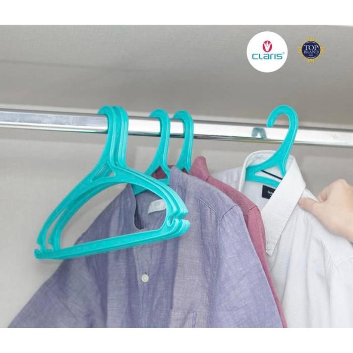 Hanger / Gantungan Baju Alissa 0160-6 Claris - HIJAU PASTEL