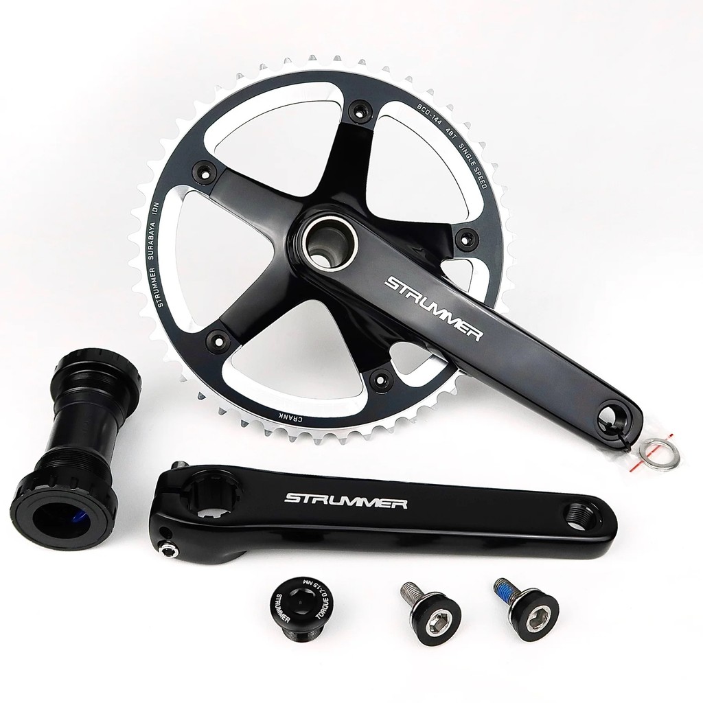 CRANK STRUMMER HT2 BCD 144 48T 165MM CW-880 FIXIE FIXED GEAR