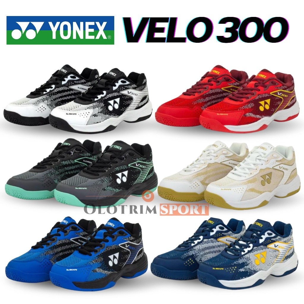 Sepatu Badminton YONEX VELO 300 Sepatu Bulutangkis 100% ORIGINAL YONEX