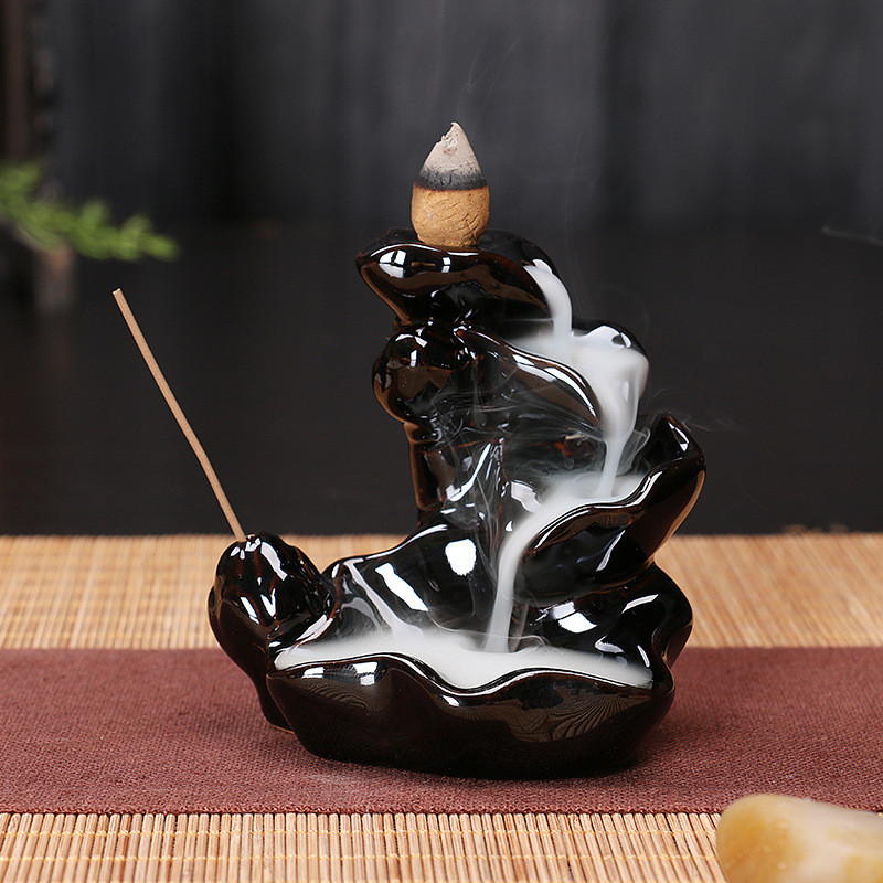 burner ceramic crafts aromatherapy burner bergamot tower incense burner Reflux incense burner alpine