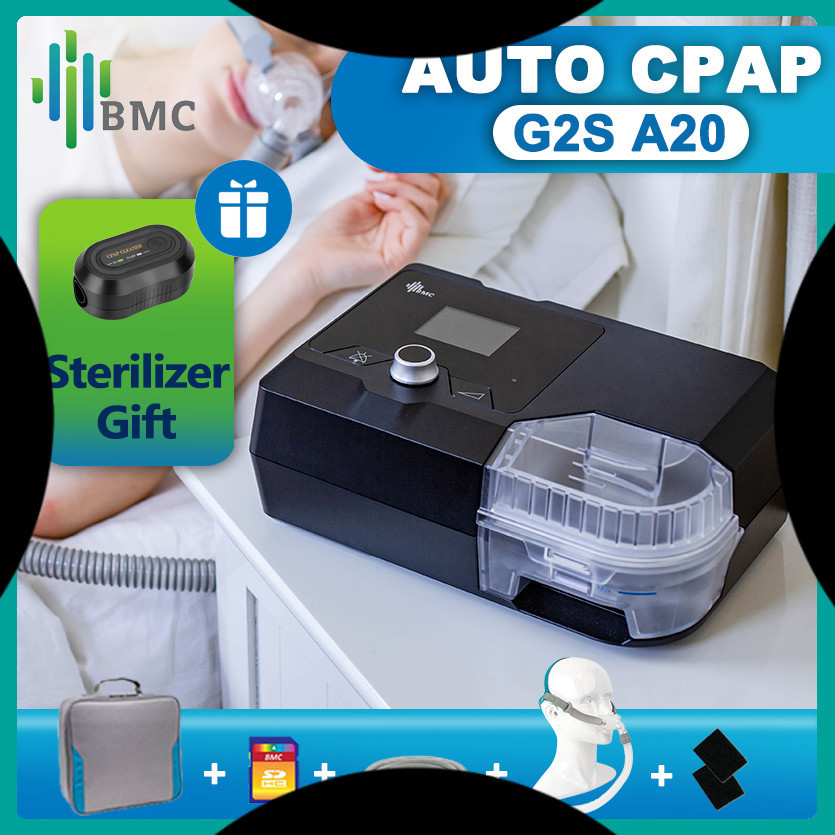 SALE  BMC G2S C20/A20 Auto CPAP Machine Automatic CPAP Ventilator Anti Snoring CPAP Machine with CPA