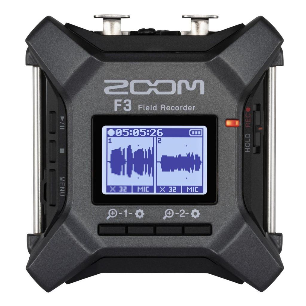 Field Recorder + Lavalier MIC ZOOM F3