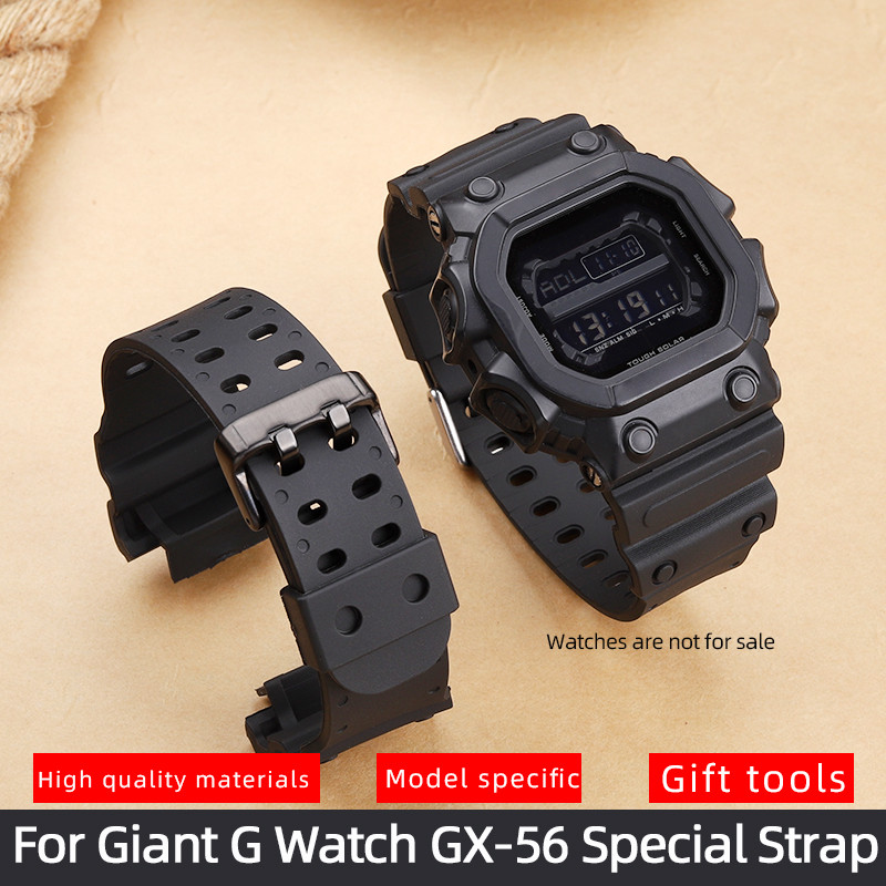 GX-56BB-1B Silicone wat Strap For Casio G-SHOCK Series Large Block G Giant G 3221 GXW-56-1A Resin Br