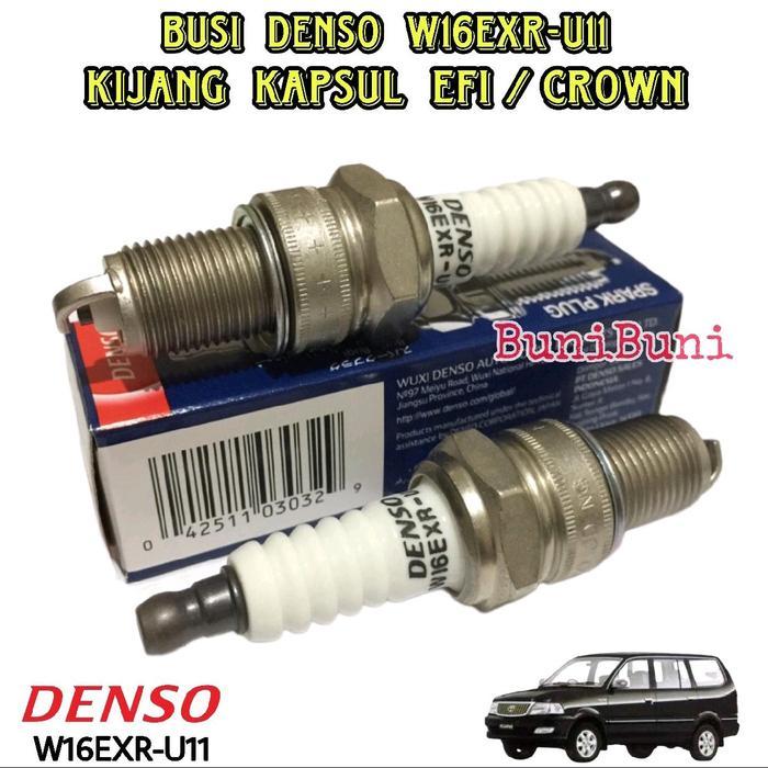 BUSI Mobil KIJANG EFI INJEKSI W16EXRU11 ORIGINAL - Busi DENSO Untuk KIJANG KAPSUL 7K EFI / LGX KRIST