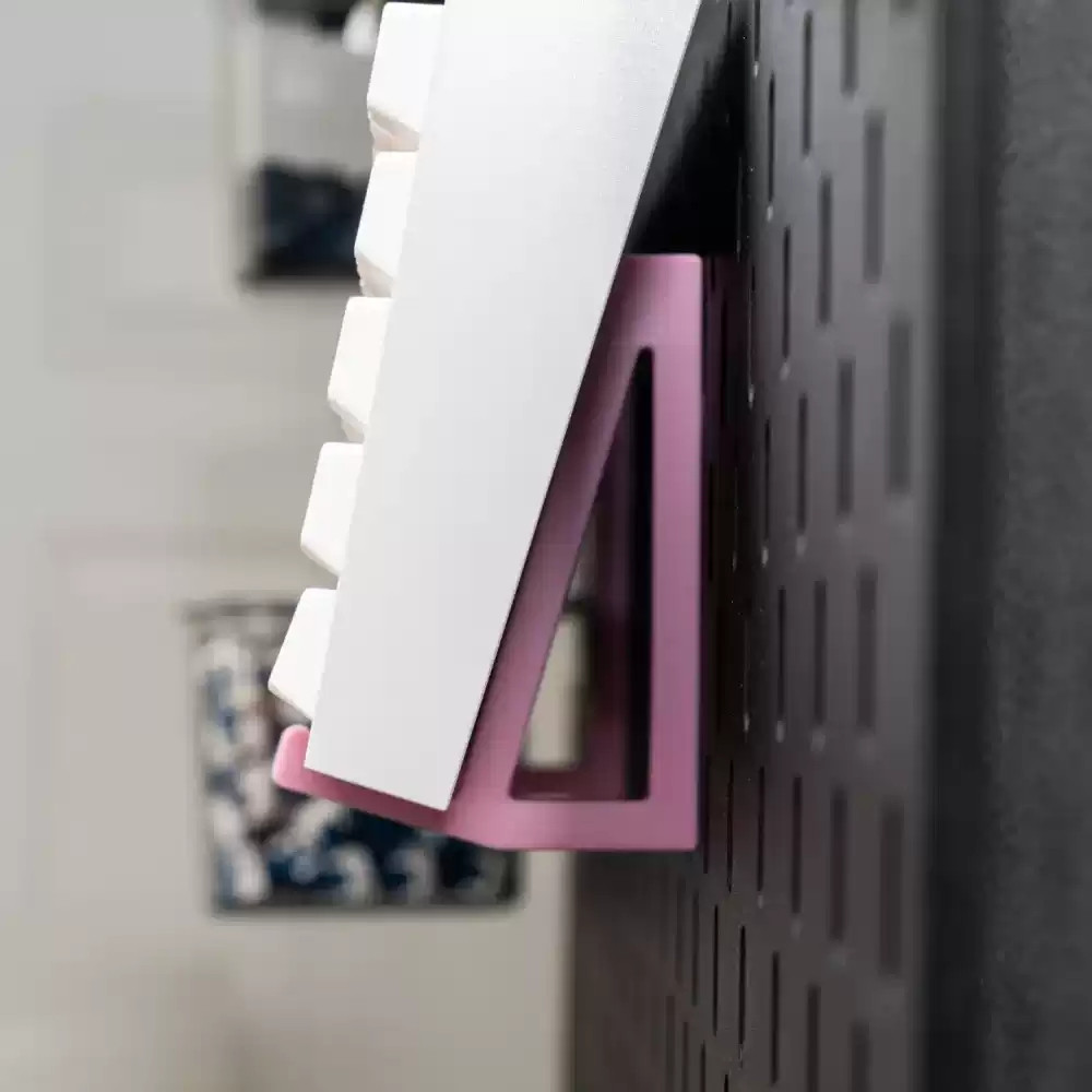 Keebox Mechanical Keyboard Wall Hanger 3D Printing Hook For IKEA Skas Keyboard Pegboard Hook splay W