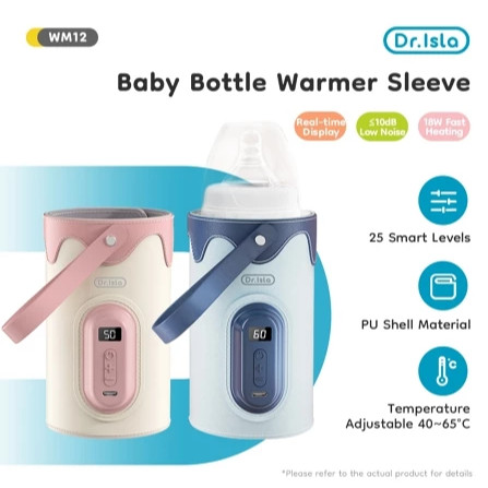 Dr.isla Penghangat Asi Portable / Milk Warmer / Penghangat ASI Susu Bayi Elektrik Otomatis