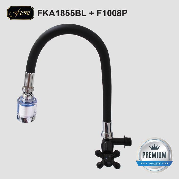 Kran Angsa Tembok Keran Air Sink Bak Cuci Piring Wastafel Fio FKA1855