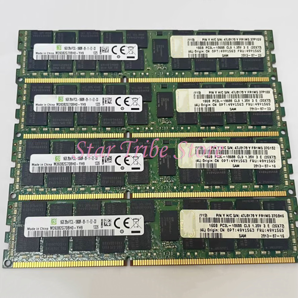 DDR3 1333 REG ECC For IBM RAM X3650 M2 M3 M4 X3550 M4 M3 X3400 M2 X3850 X3950 X5 49Y1563 49Y1565 47J