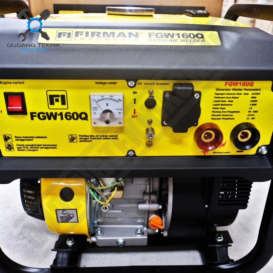 Genset LAS FIRMAN FGW160Q 160A / Generator 160 Ampere FGW 160 - Power Generator Bensin FGW-160Q FIRM