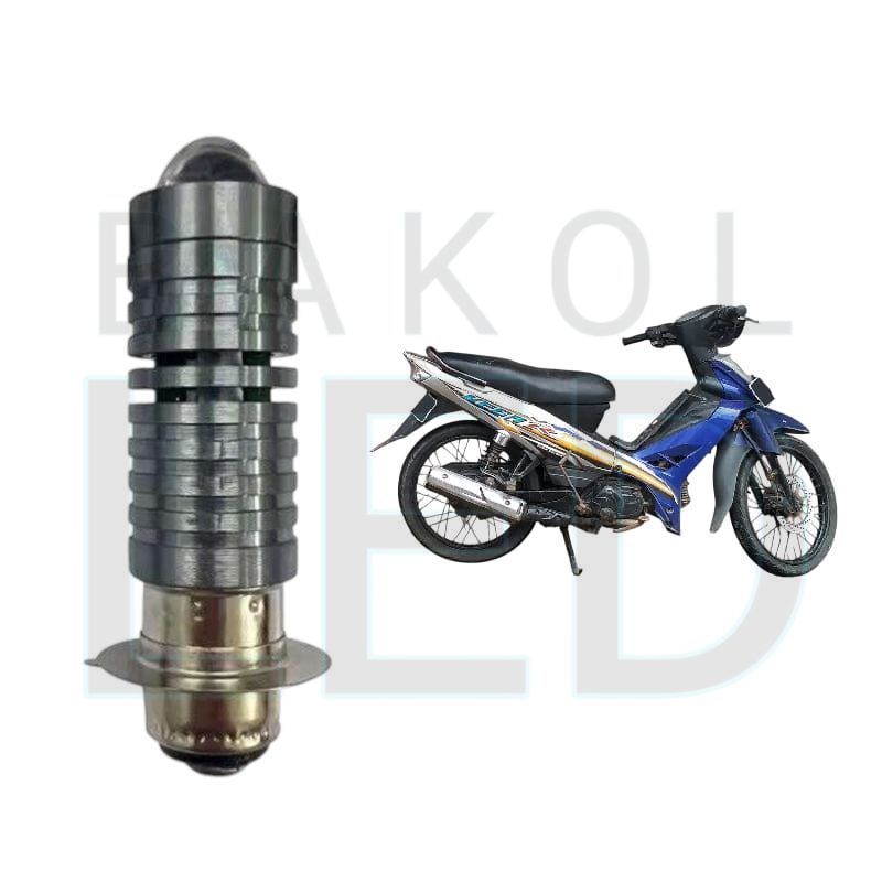 1pcs Lampu depan LED H6 Laser motor Yamaha VEGA R BL