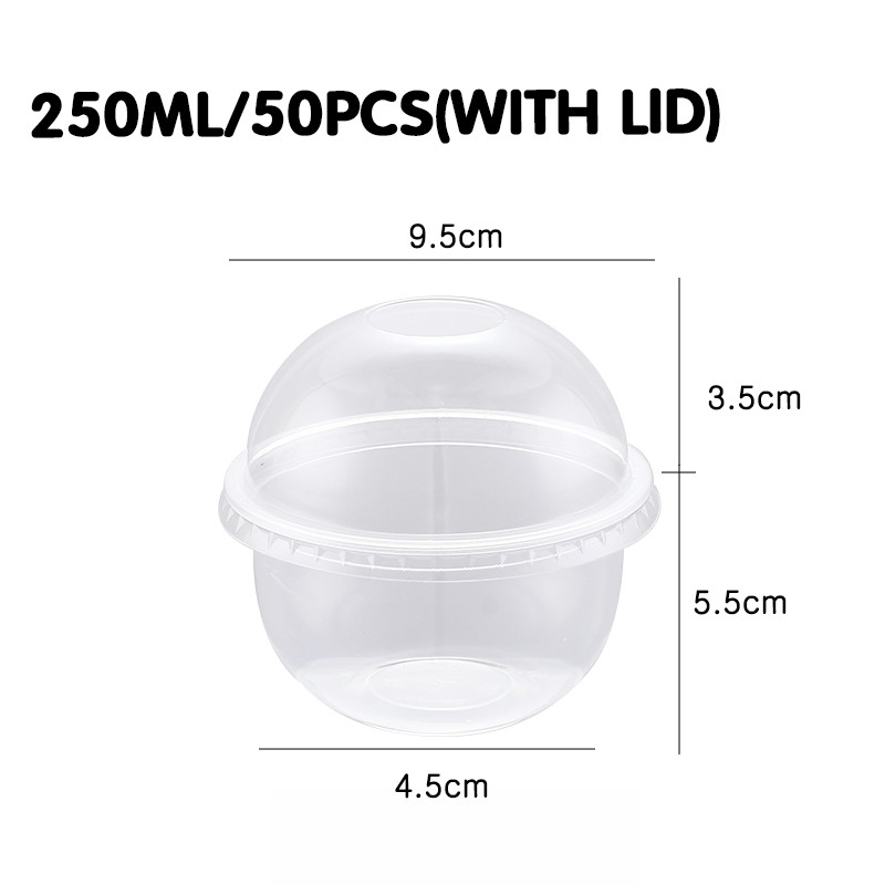 ZYL 50 Set 250ml 360ml Dessert Cup / Cake Cup / Puding Cup / Es Krim