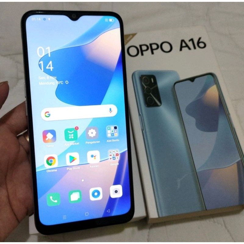 Oppo A16 Ram 3/32GB | Ram 4/64GB Second Resmi Gadget Style Store