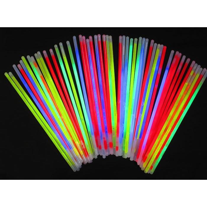 Promo GLOW STICKS Lightstick Gelang Cahaya Fosfor Lilin Natal Pendar Perlengkapan pesta konser ulang