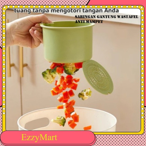 EzzyMart - P2 Saringan Gantung Wastafel Dapur Anti Sumbat Mampet Penyaring Sisa Makanan Cuci Piring