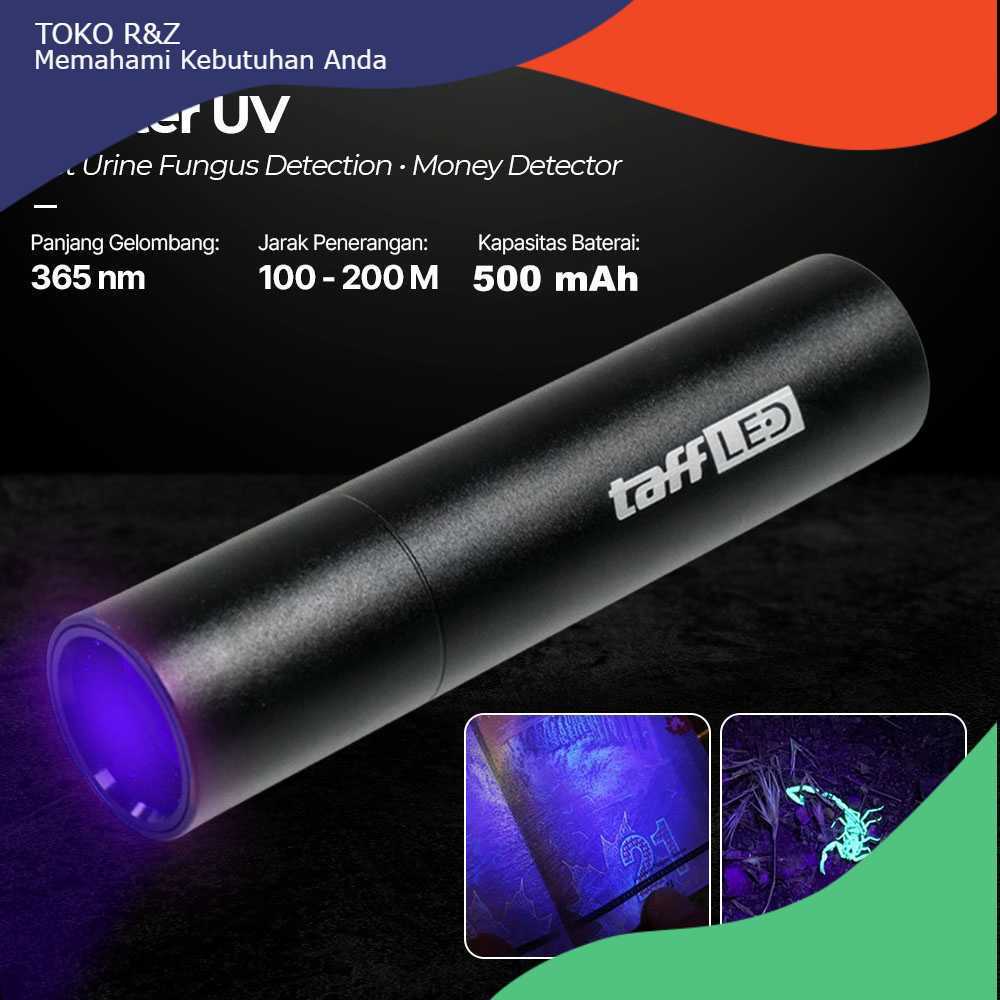 TaffLED Senter UV Ultraviolet Mini Flashlight Money Detector 365nm - S11-Z