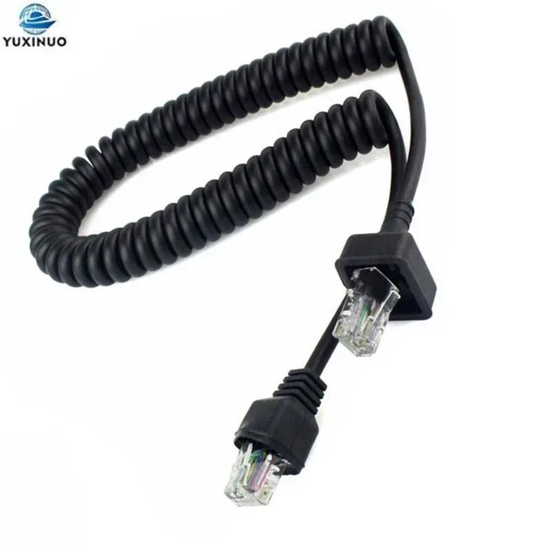 10pcs 8 Pin Handheld Speaker PTT Mic Microphone Cable for KMC30 Kenwood TK868G 762G 768G 862G 760 86