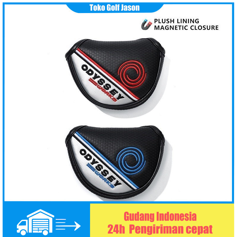 ODY Motif Leather Putter Mallet Head Covers Golf Club - Sarung Stick Club ODY-SS02 #BARANG SPOT#