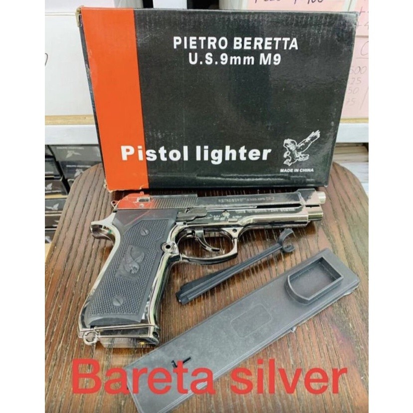 Paling di gemari  KOREK API PISTOL BARETA UKURAN BESAR FULL BESI Terlaris