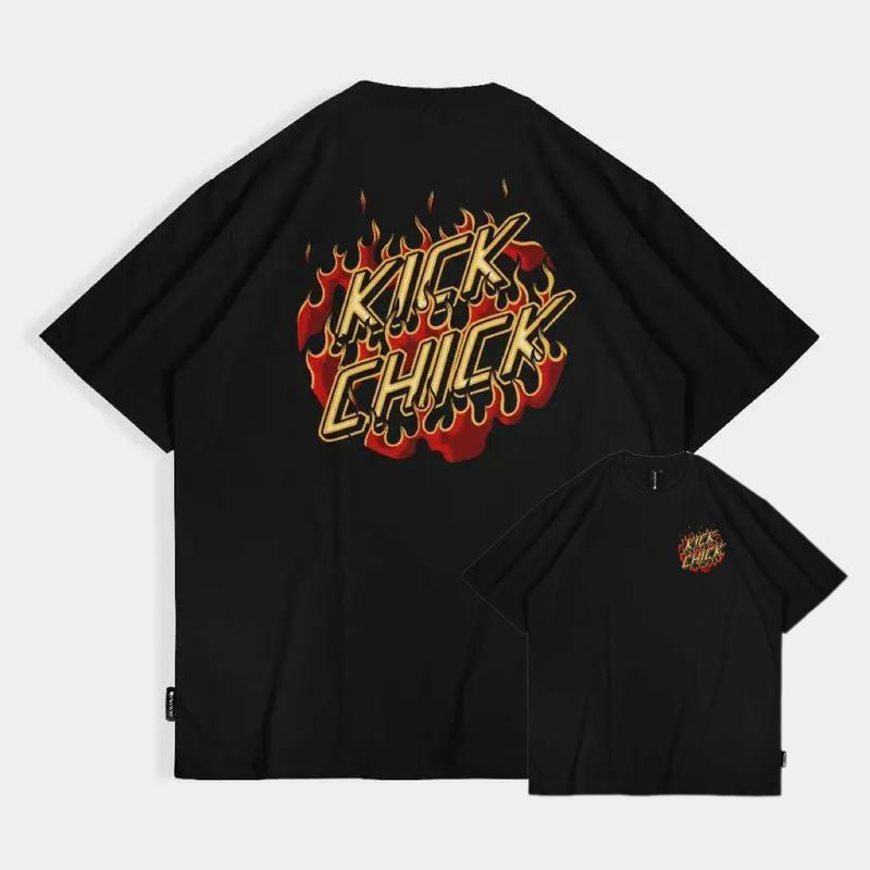 Kaos Oversize Simple Printing Fashion Viral TikTok Outfit