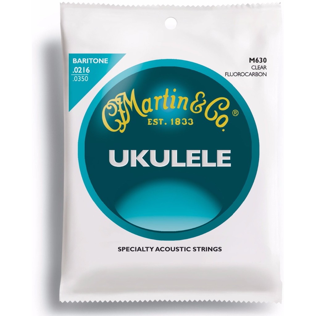 MartinGuitar M630 Ukelele Strings Fluorocarbon, Baritone   for 30 Ukulele
