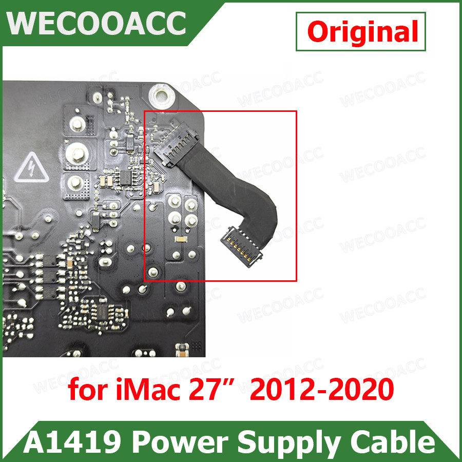Original For Apple iMac 27" A1419 A2115 Power Supply Unit to Motherboard Signal Flex Cable 2012 2013