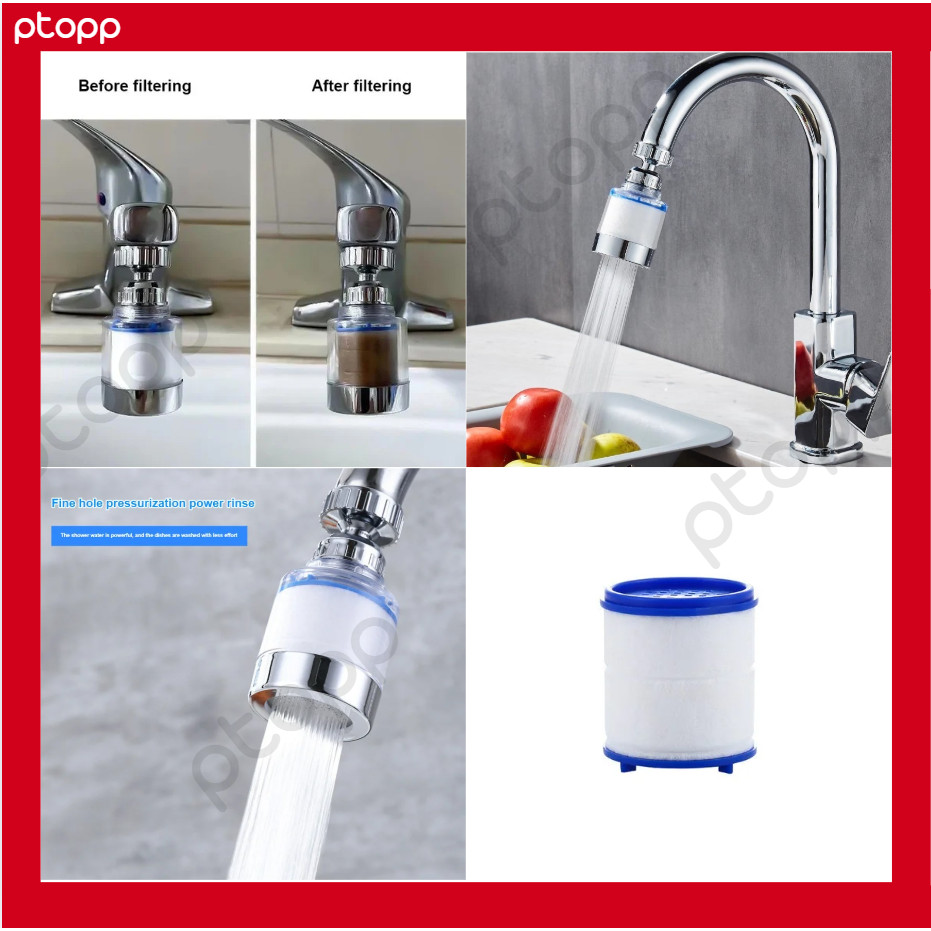 Penyaring Air Kran Water Filter Pemurni Air Rumah Tangga Murah Mudah Diganti Anti Kotoran Lumpur Kar