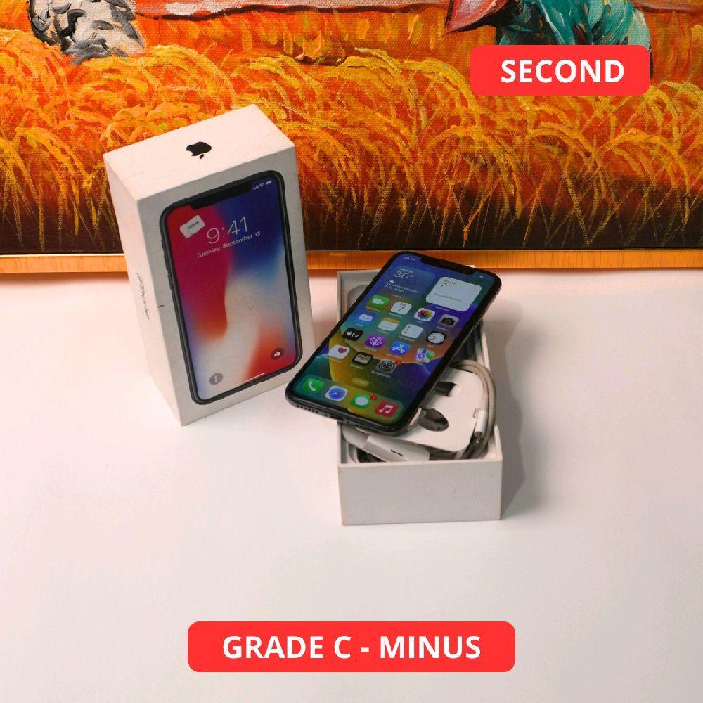 IPHONE XR 64 GB GRADE C - MINUS HP SECOND ORIGINAL SINAR MUTIARA CELL