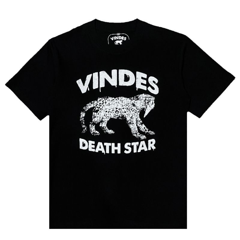 HOT Tshirt VINDES X TEENAGE DEATH STAR - VINDES DEATH STAR Black