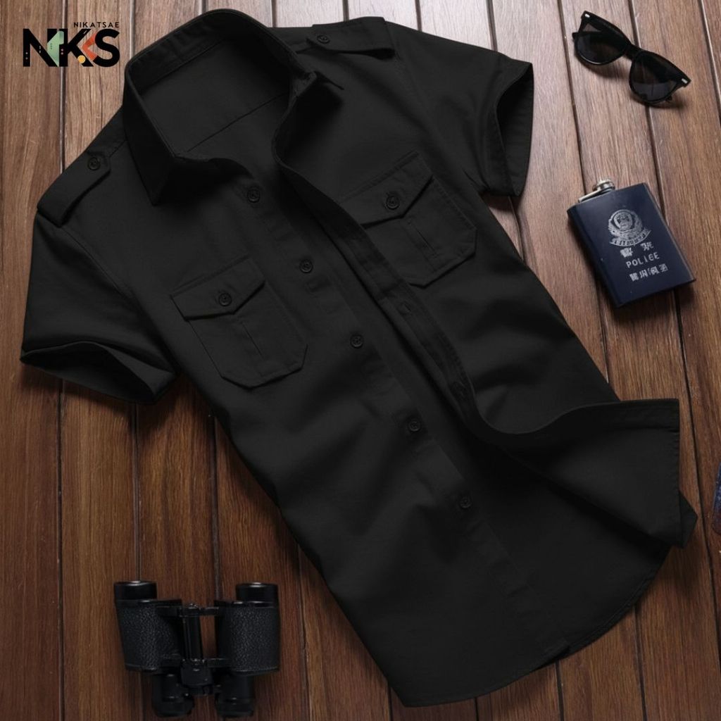 Kemeja Tactical Lengan Pendek / Kemeja Tactical / Baju Tactical / Kemeja / Kemeja Pendek