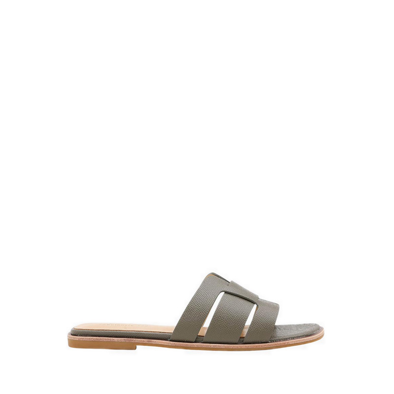 Pazzion Elmira O.Ori Cage Slides - Khaki