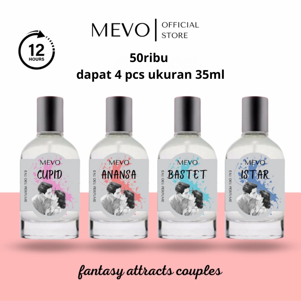 RAME  - READY 4ORB DAPAT 4 PARFUM MEVO BELI 1 GRATIS 3 Parfum BPOM Original DAPAT 4 PARFUM Parfum Me