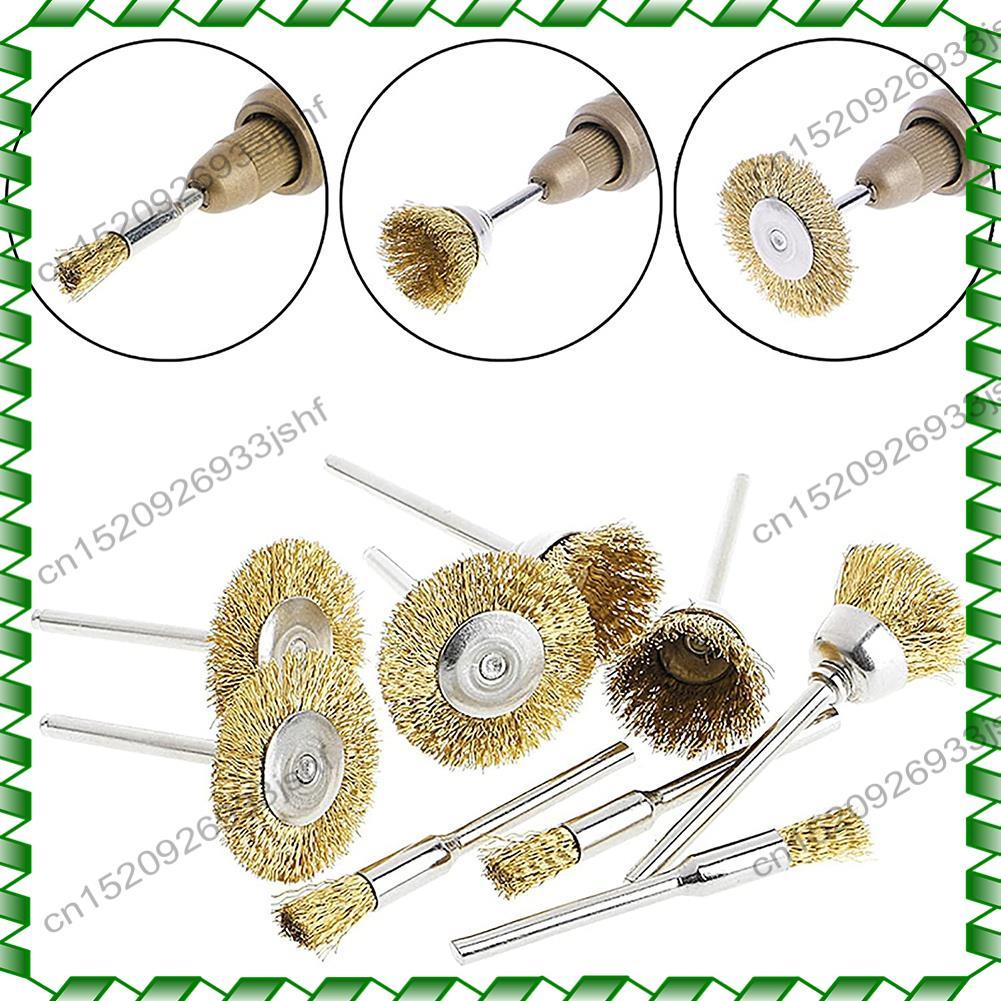BOFF Wire Brush Set 36 PiecesSet, Brass And Wire Brush Set, Rotating Tool Accessories For Polishing 