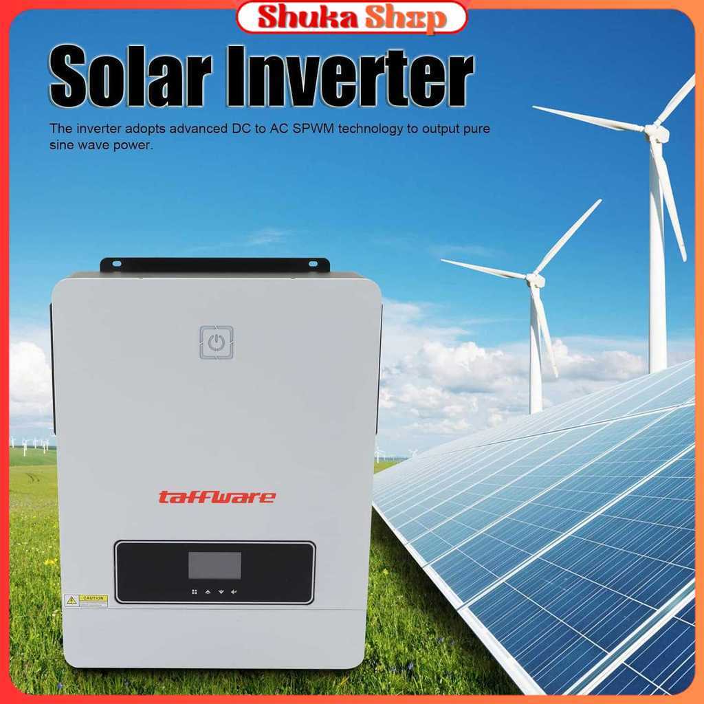Taffware Inverter Solar Controller Hybrid DC 48V to AC 230V 10200W - MAX-10.2KW