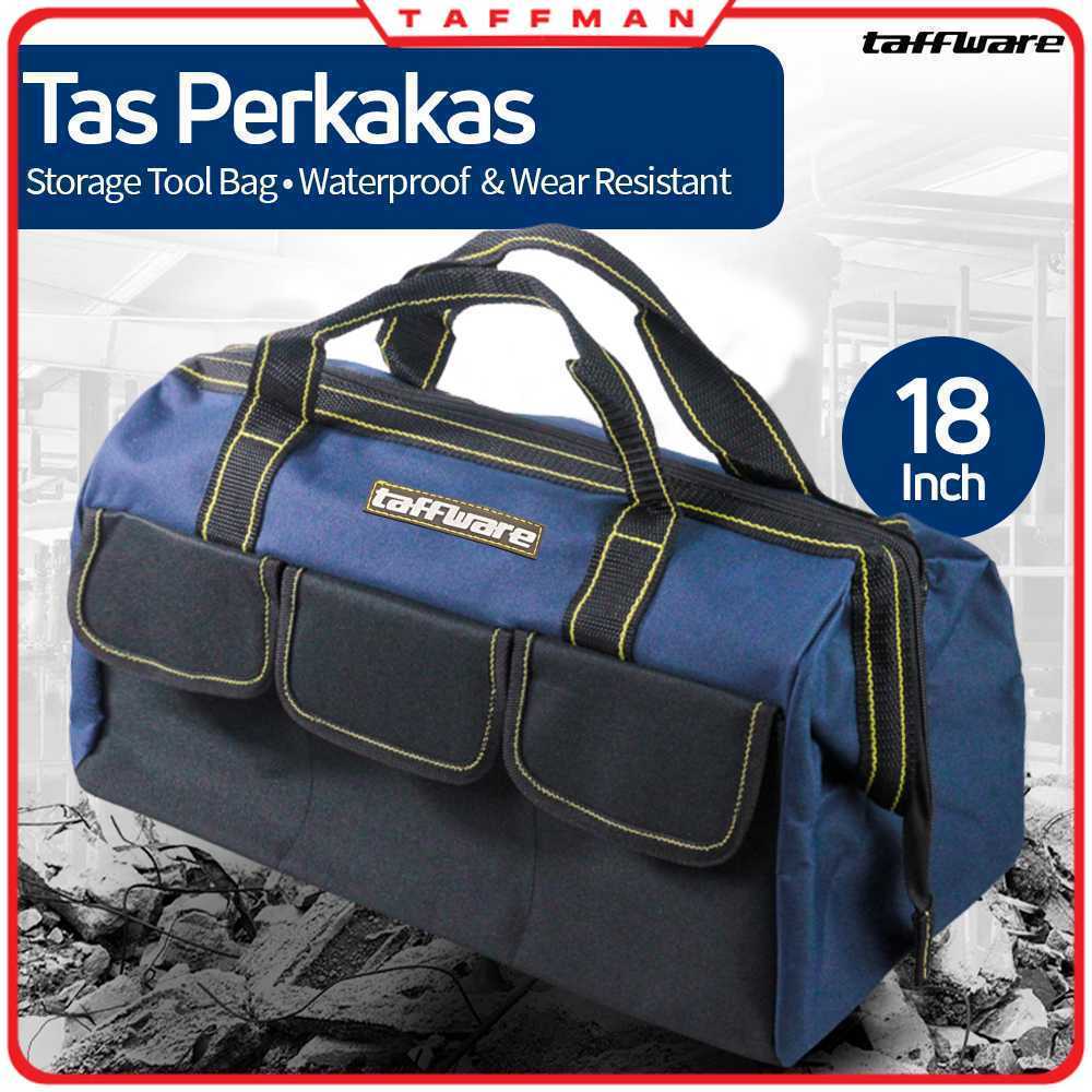 TM - TAFFWARE Tas Perkakas Storage Tool Bag Waterproof Wear Resistant - A03403