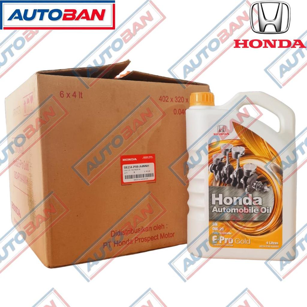 OLI MESIN HONDA E-PRO GOLD 0W20 4 LITER ORIGINAL