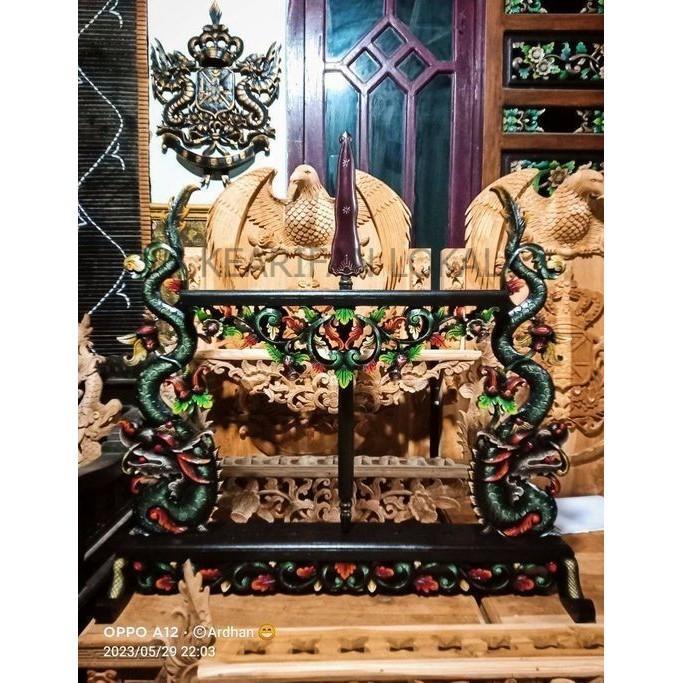 jagrak tombak isi 3 sunggingan naga kembar KF4231 LP2