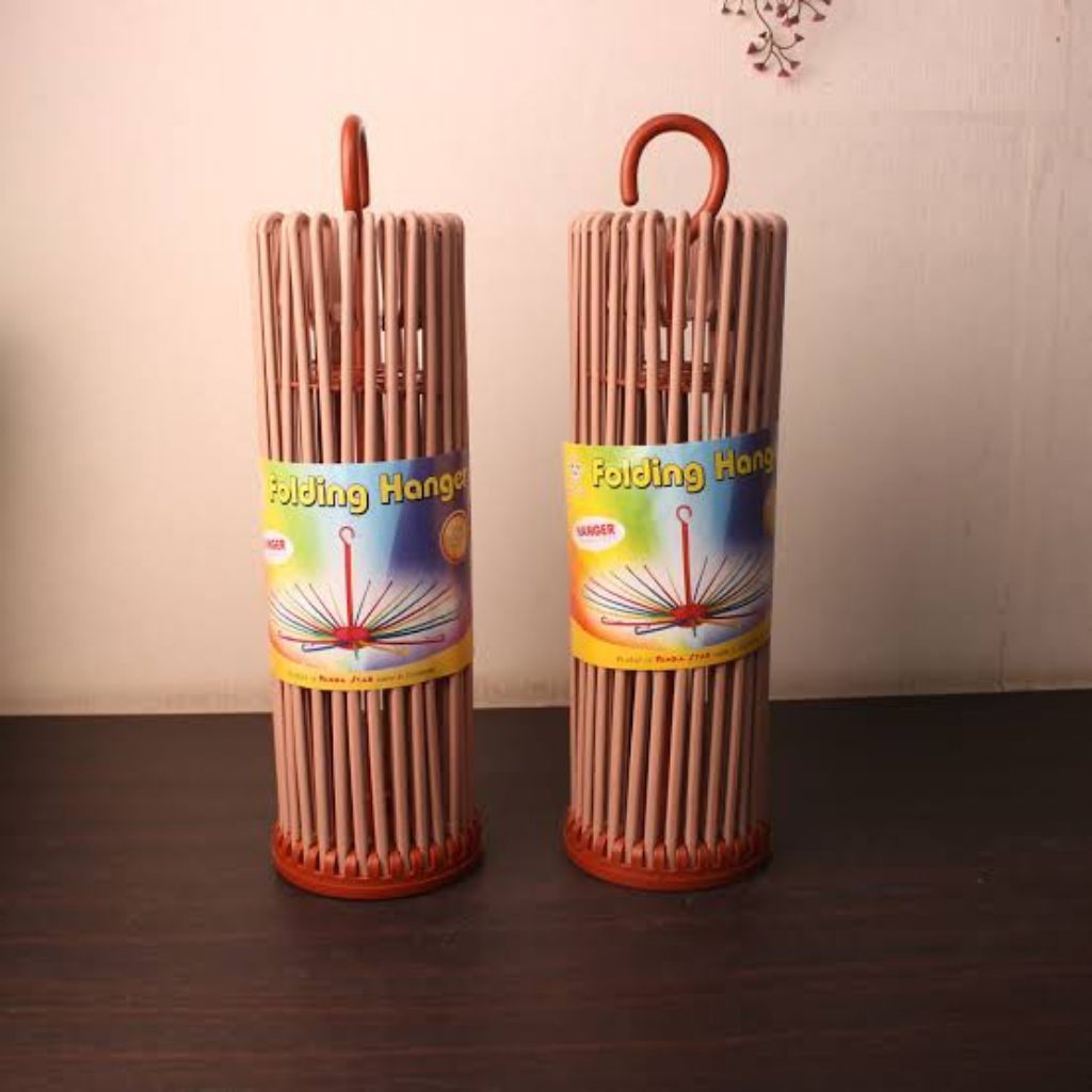 Hanger Folding Mocca 30 Stick / Jemuran Gantungan Baju Bayi / Jemuran Stick