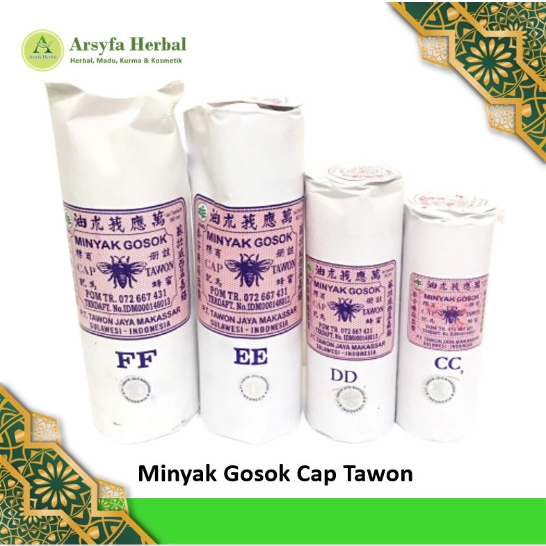 Minyak Tawon Asli Makassar, Minyak Gosok Cap Tawon Original Tutup Merah minyak gosok asli