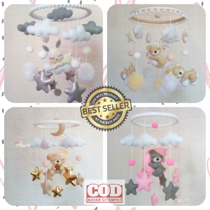 [Tia toys] Mainan gantung bayi  Baby mobile  Mainan box bayi  Mainan bayi  Mainan gantung box bayi  