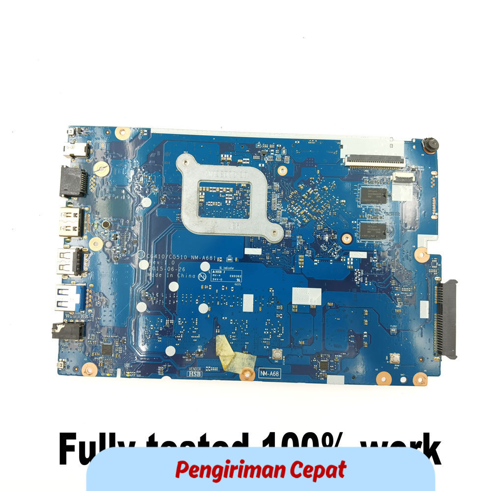 PCP CG410 / CG510 NM-A681 for Lenovo IdeaPad 100-15IBD B50-50 laptop motherboard 5B20K40893 5B20K408