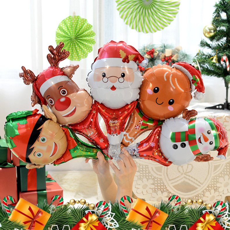 6030 Balon Natal / Balon Natal Foil / Balon Christmas Hias / Balon Karakter Natal / Balon Natal Deko