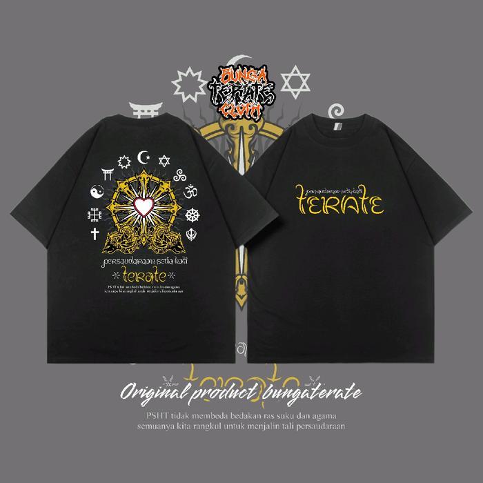 (COD) t-shirt terate pluralisme - M, hitam