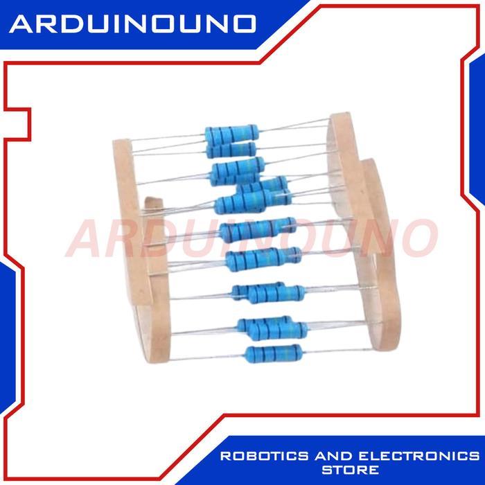 (BACA DESKRIPSI) 10pcs Resistor 24ohm 24 Ohm 1/4 watt 0.25 metal film 1% toleran