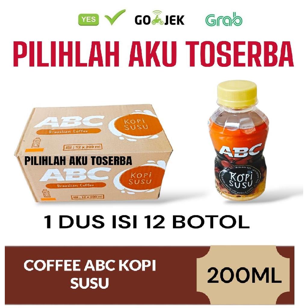 Kopi ABC ( Brazilian Coffee ) kopi Susu Kemasan Botol - ( HARGA 1 DUS )