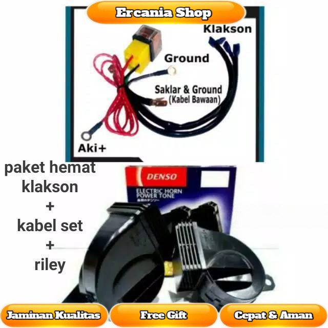 # Klakson keong Denso klakson Denso waterproof klakson mobil motor denso original
