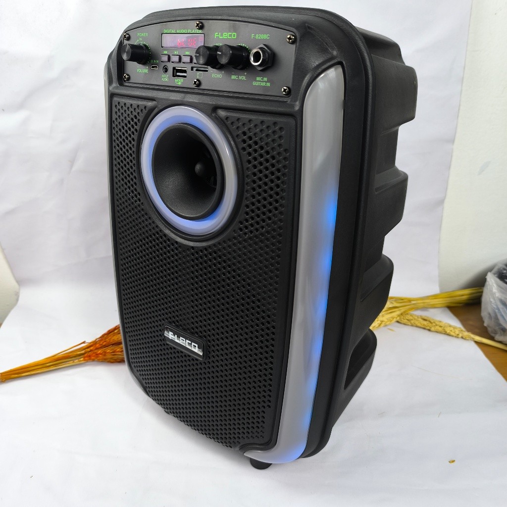Speaker Portable Wireless Meeting Fleco F-8208C | speaker 8208C fleco Free 2 Mic Wireless ada remote