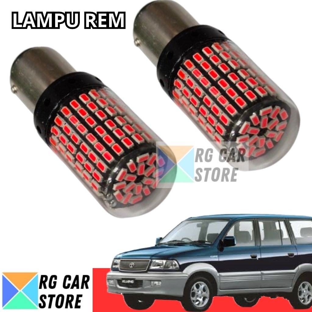 Lampu Rem Kijang Kapsul LED Merah 144 Titik Original Autolume PnP Kijang Kapsul