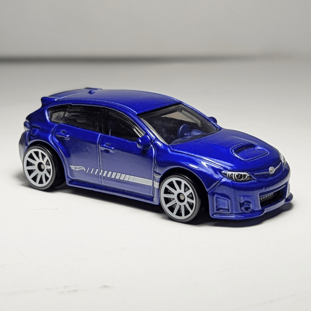 Hot Wheels Subaru WRX STI Biru Loose - Mainan Mobil Balap