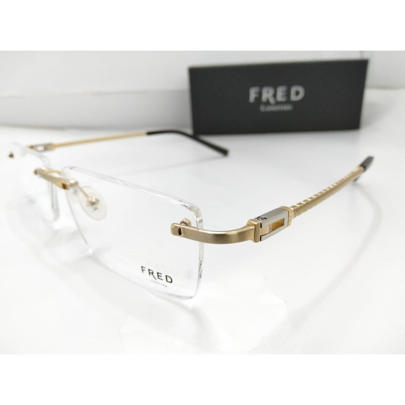 Frame Kacamata Frameless Bor Fred Titanium Model Casual