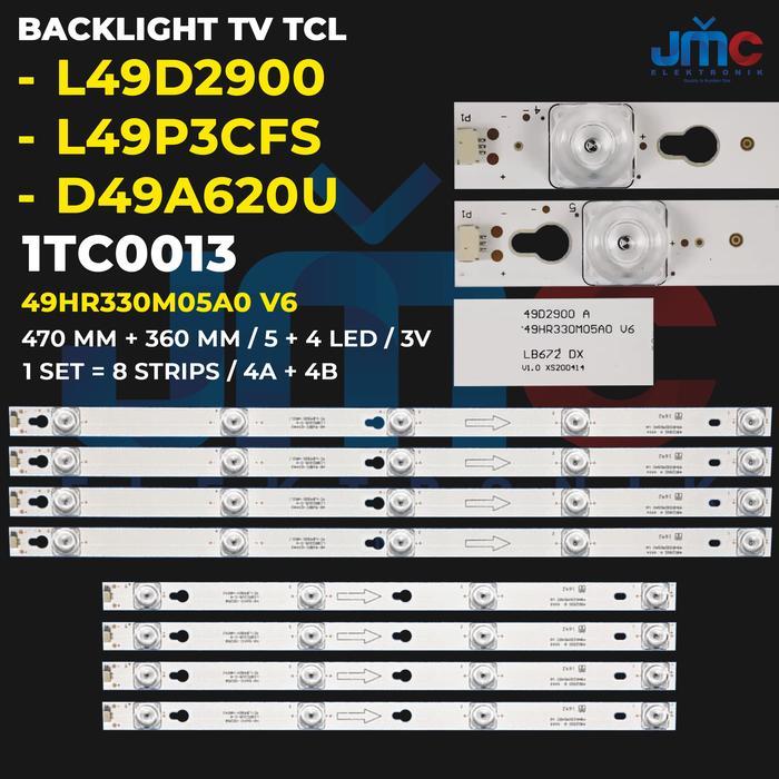 BACKLIGHT TV 49 IN L49P3CFS L49D2900 D49A620U L-49D2900 D-49A620U Elmatu JMCPart